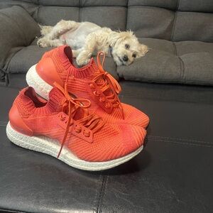 Adidas Ultraboost X Women's Size 11 US Orange Athletic Running Sneakers BB6160